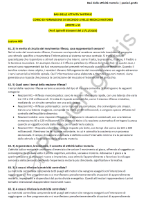 Paniere di Basi delle attività motorie - Aperte - Corso di formazione - eCampus