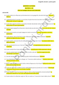 Paniere di Geografia culturale - Multiple - Guadagno - Lams - eCampus