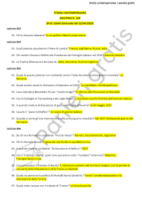 Paniere di Storia contemporanea - Multiple - Edallo - eCampus