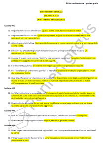 Paniere di Diritto costituzionale - Multiple - Tira - Giurisprudenza - eCampus