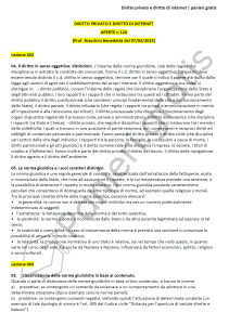 Paniere di Diritto privato e diritto di internet - Aperte - Scienze politiche - eCampus