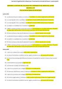 Paniere di Seminario La gestione del colloquio per l'inserimento nel mondo del lavoro - Multiple