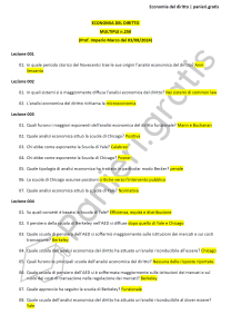 Paniere di Economia del diritto - Multiple - Imperio - Scienze dell'economia - eCampus
